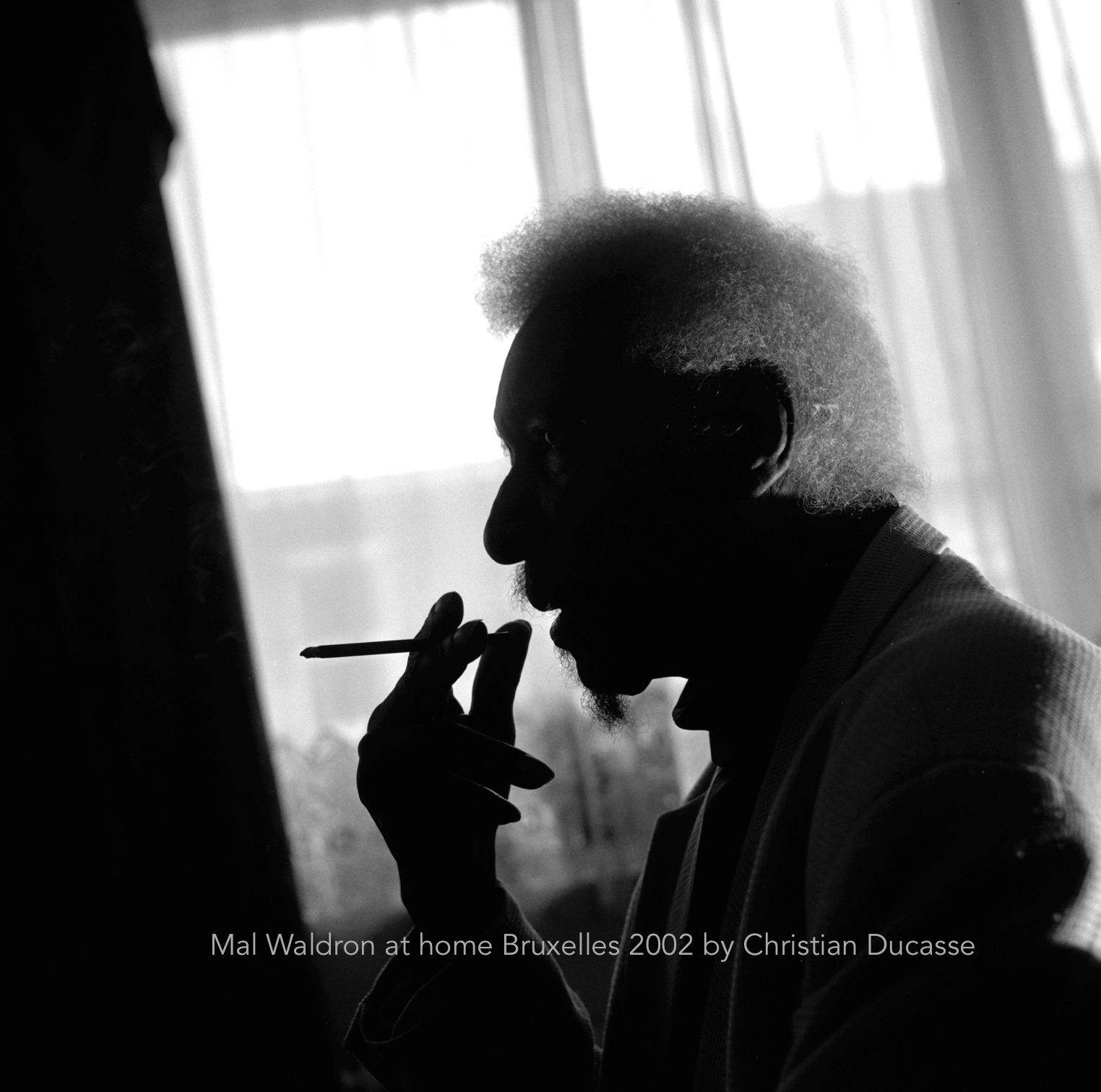 Mal Waldron chez lui Bruxelles mai 2002