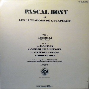 Pascal Bony Back
