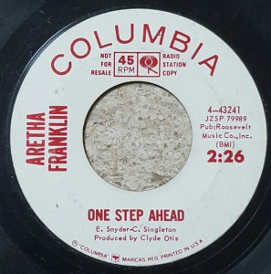 Aretha Franklin one step ahead