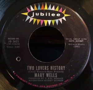 Mary Wells Two lovers history