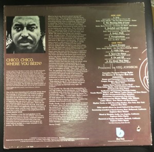 Chico Hamilton - the morning side of love back